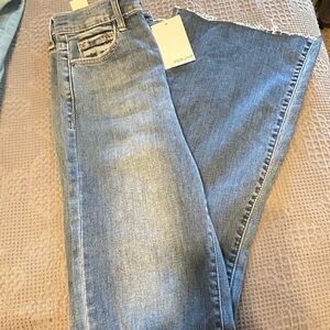 Sneak Peek Blue Flare & Wide Leg Jeans